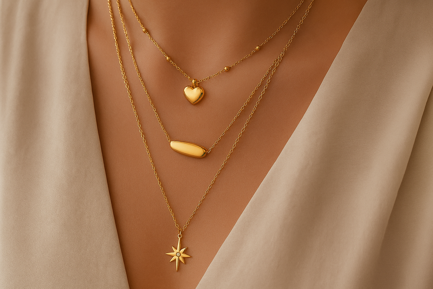 How to Layer Necklaces Like a Stylist: Minimalist Jewelry Edition