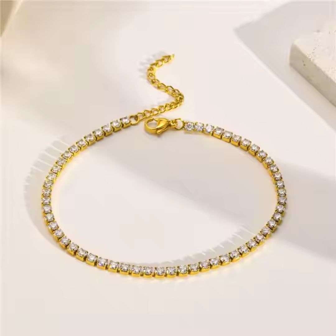 Classic Chain Tennis Bracelet Wisteria