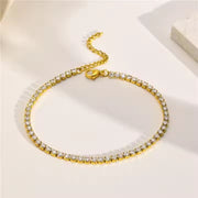 Classic Chain Tennis Bracelet Wisteria