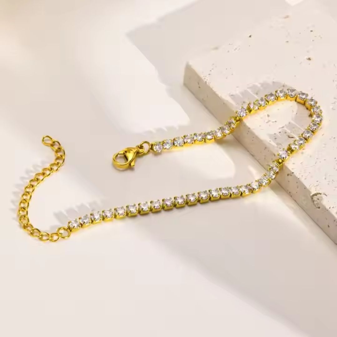 Classic Chain Tennis Bracelet Wisteria