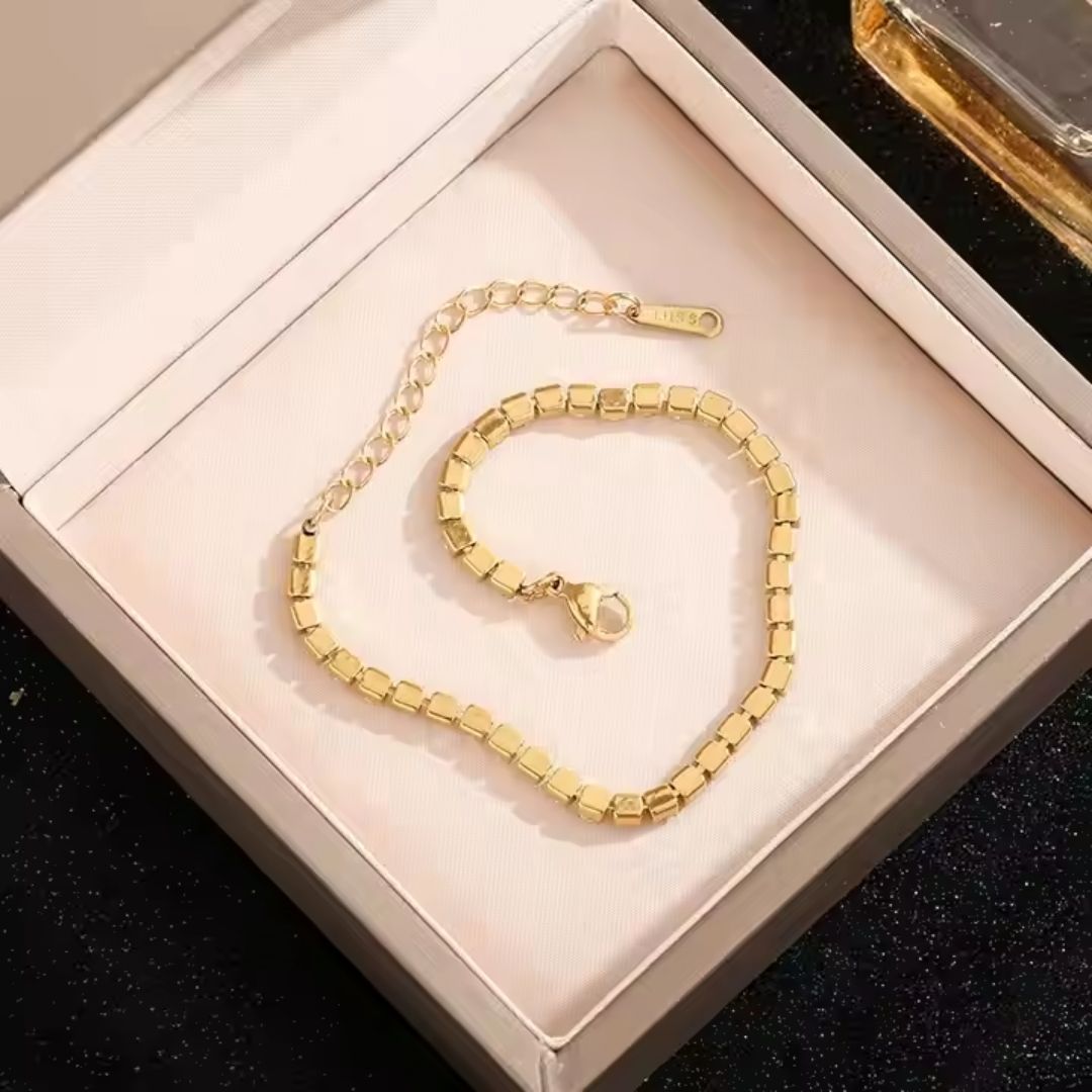 Classic Chain Tennis Bracelet Wisteria