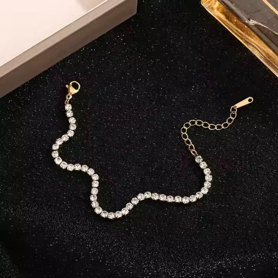 Classic Chain Tennis Bracelet Wisteria