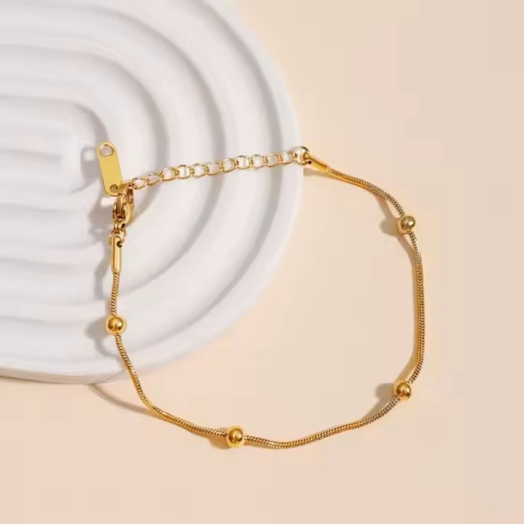 Orbit Bead Bracelet Wisteria