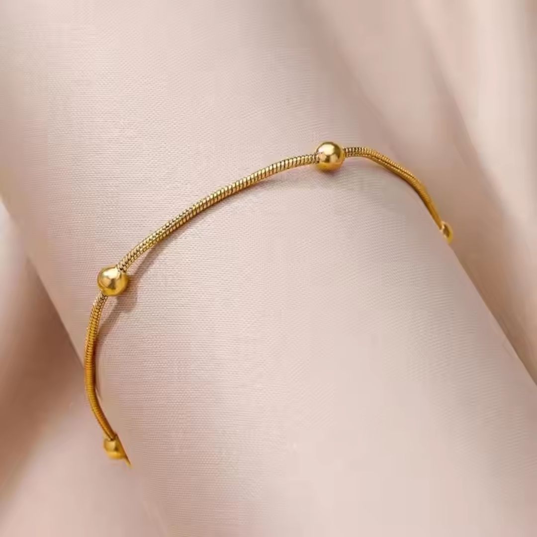 Orbit Bead Bracelet Wisteria