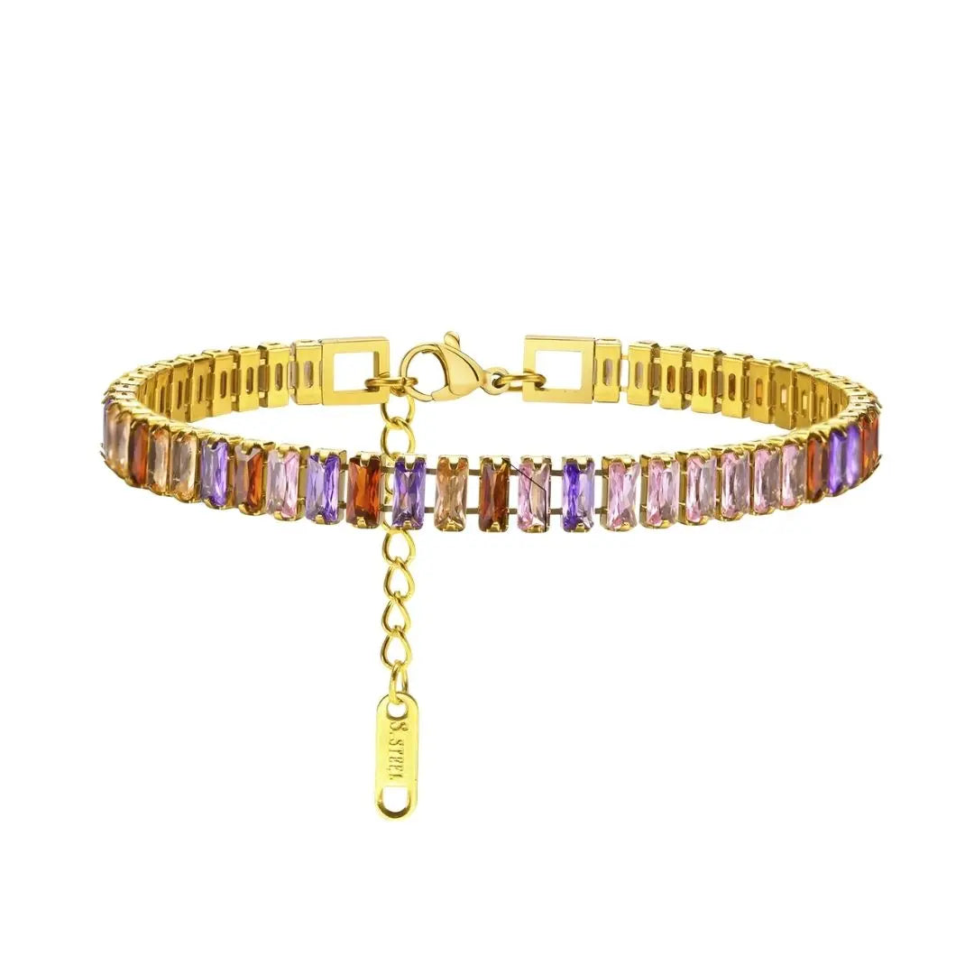 Aurora Prism Tennis Bracelet Wisteria