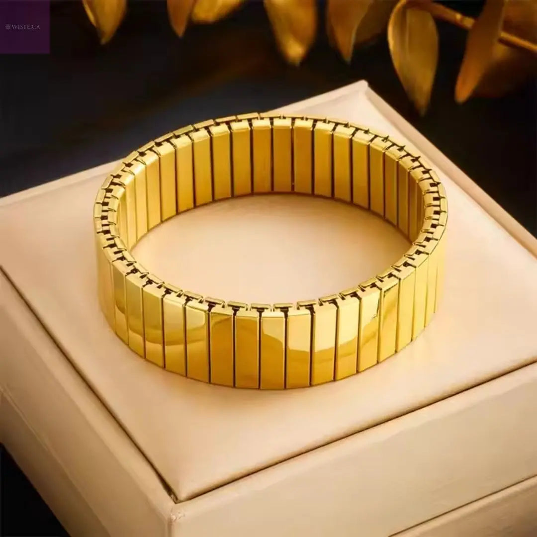 Bold Bangle Bracelet Wisteria