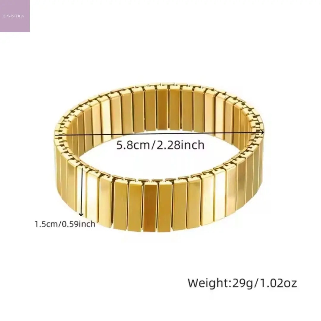 Bold Bangle Bracelet Wisteria
