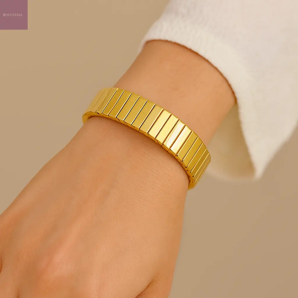 Bold Bangle Bracelet Wisteria