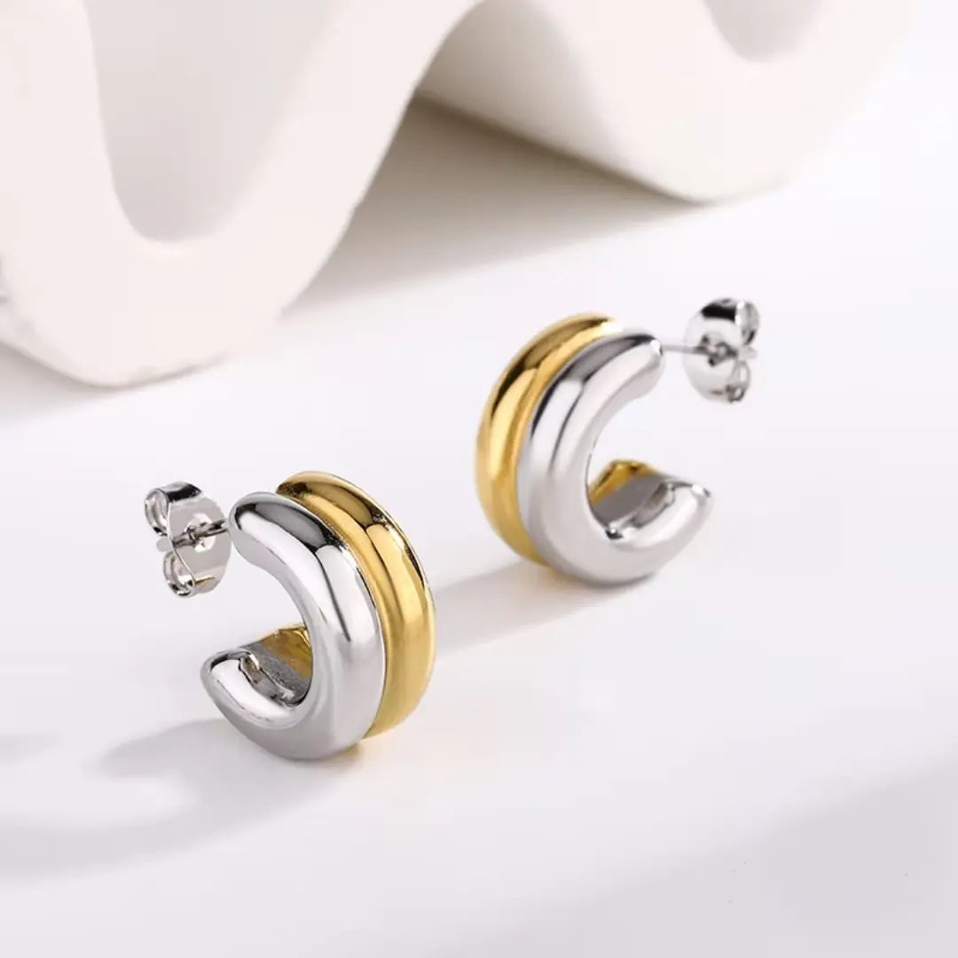 Duo Tone Dome Studs Wisteria