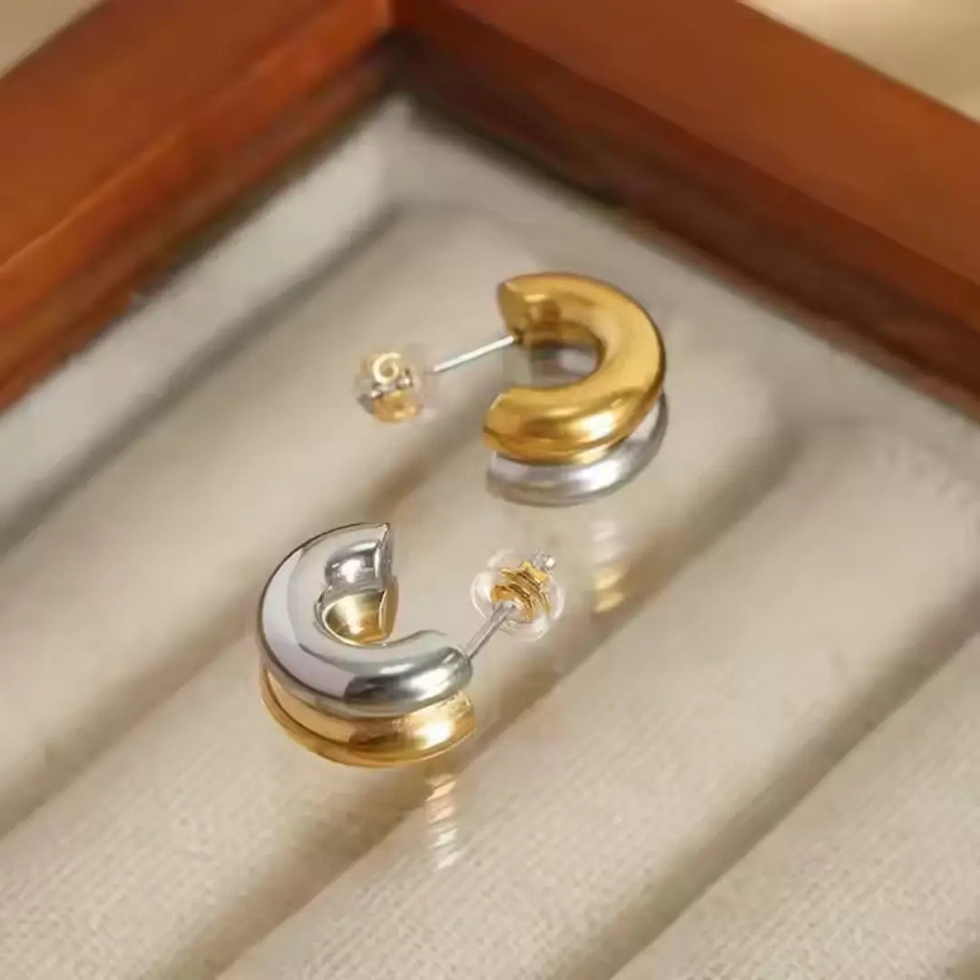 Duo Tone Dome Studs Wisteria