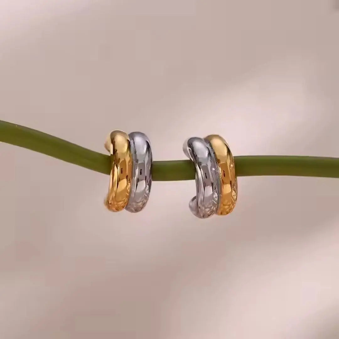 Duo Tone Dome Studs Wisteria