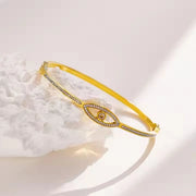 Evil Eye Talisman Bangle Bracelet Wisteria