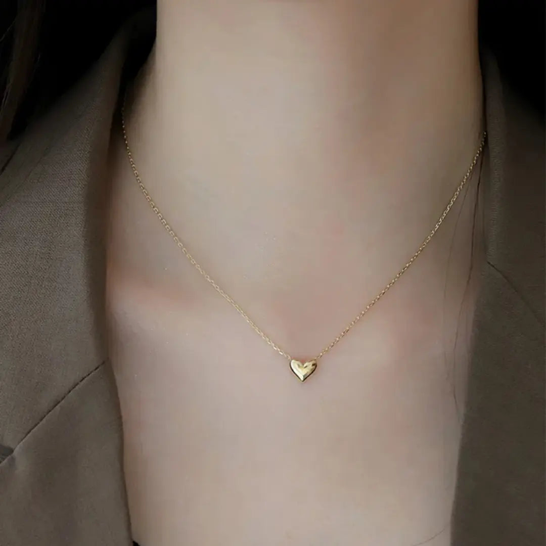 Heartlight  Mini Heart Pendant Necklace Wisteria