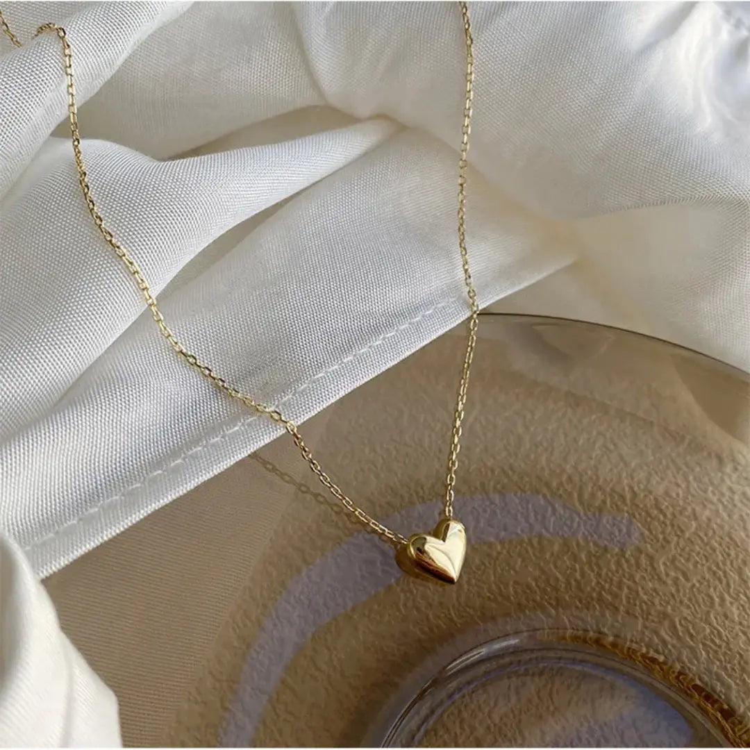 Heartlight  Mini Heart Pendant Necklace Wisteria