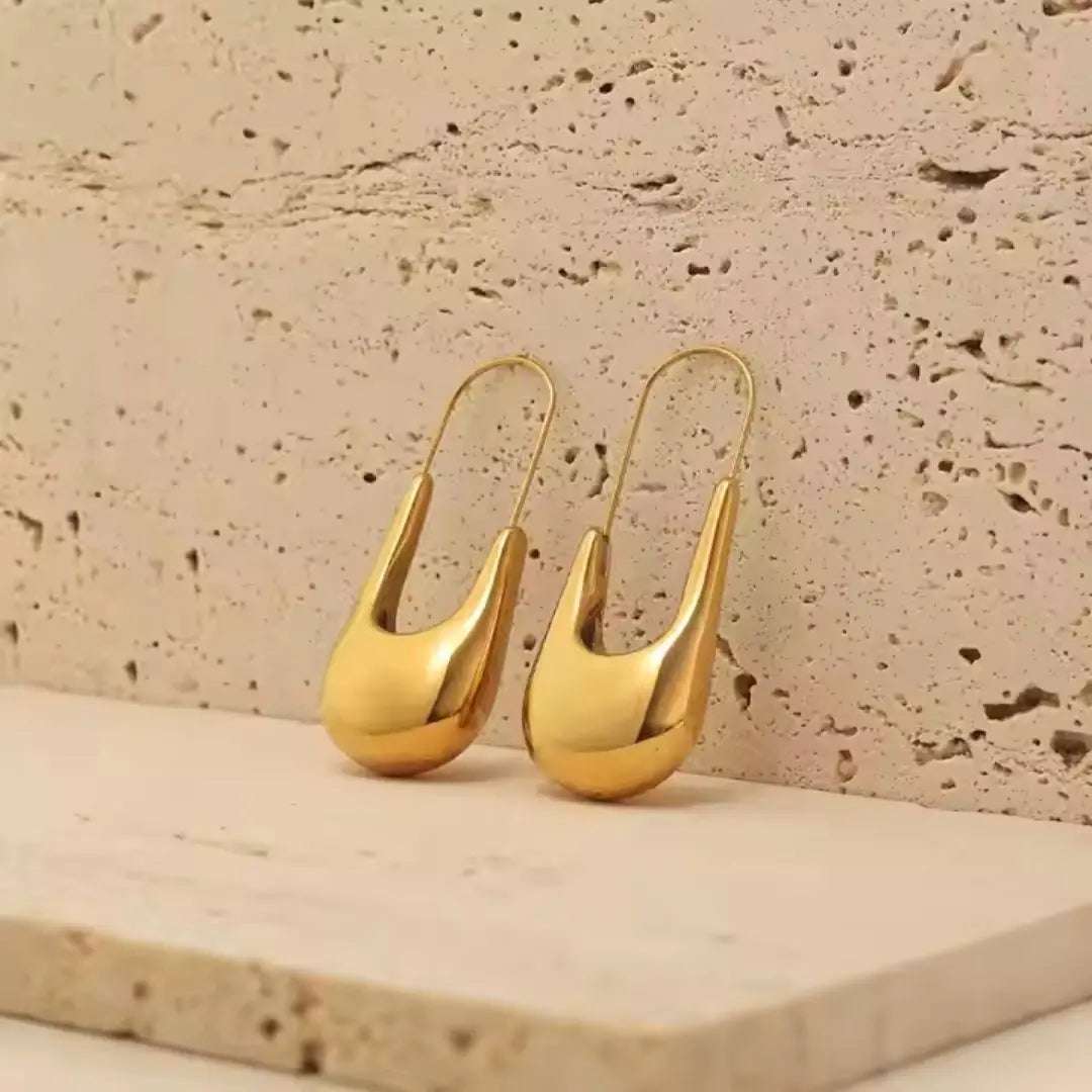 Liquid Drop Earrings Wisteria