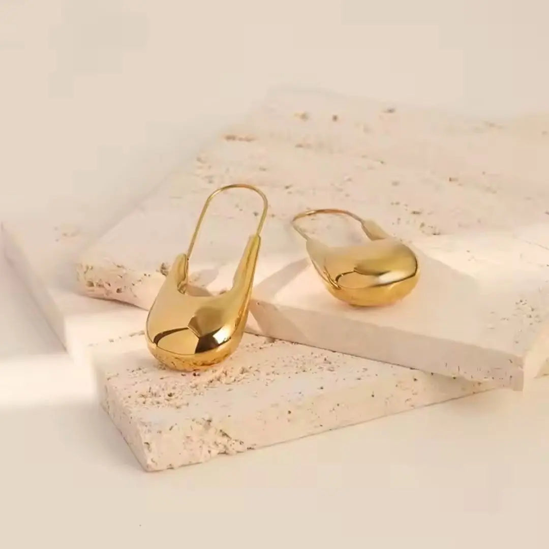 Liquid Drop Earrings Wisteria