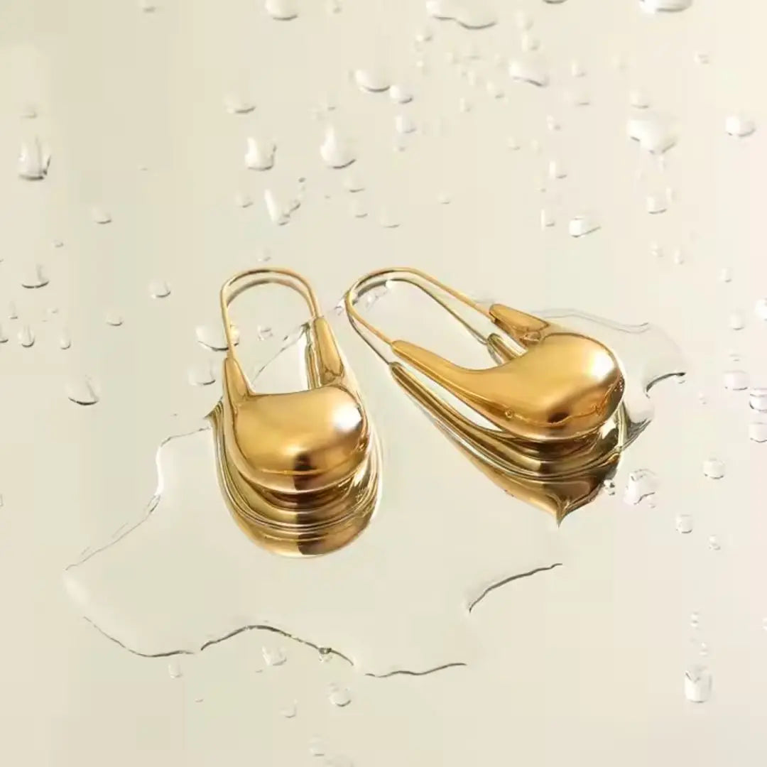 Liquid Drop Earrings Wisteria