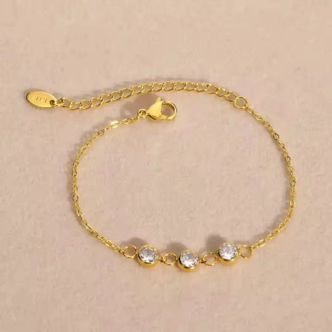 Luna Line Bracelet Wisteria