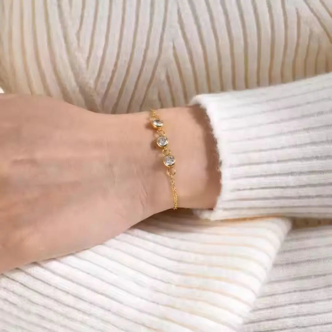 Luna Line Bracelet Wisteria