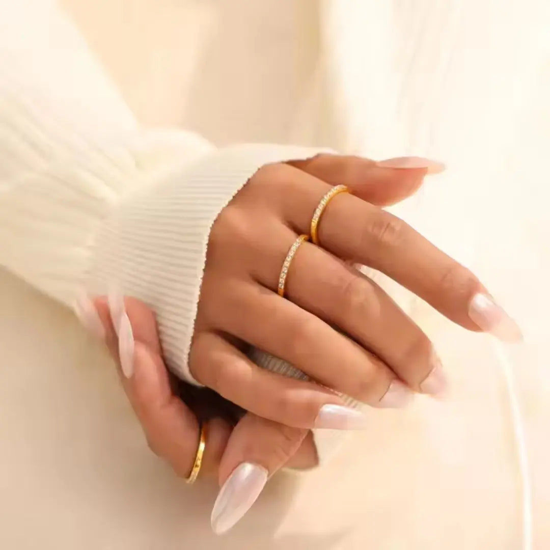 Luna Line Ring Wisteria