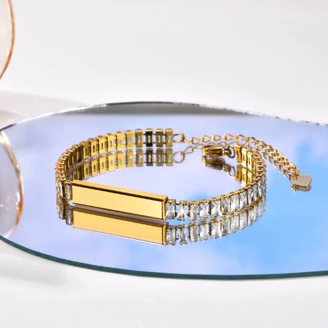 Luxe Link Tennis Bracelet Wisteria