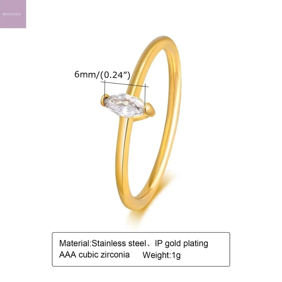 Marquise Whisper Ring Wisteria
