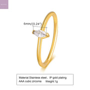 Marquise Whisper Ring Wisteria