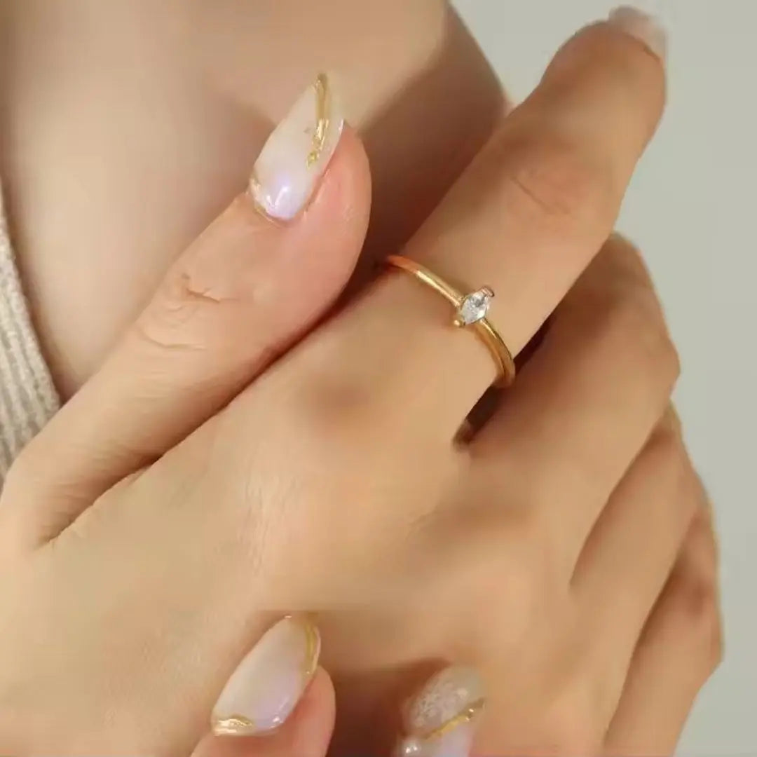 Marquise Whisper Ring Wisteria