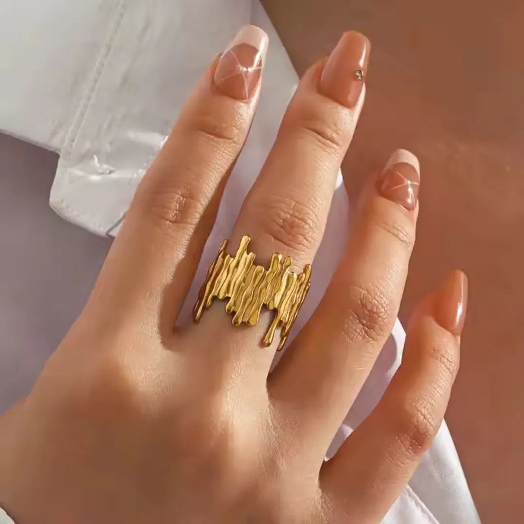 Molten Texture Ring Wisteria