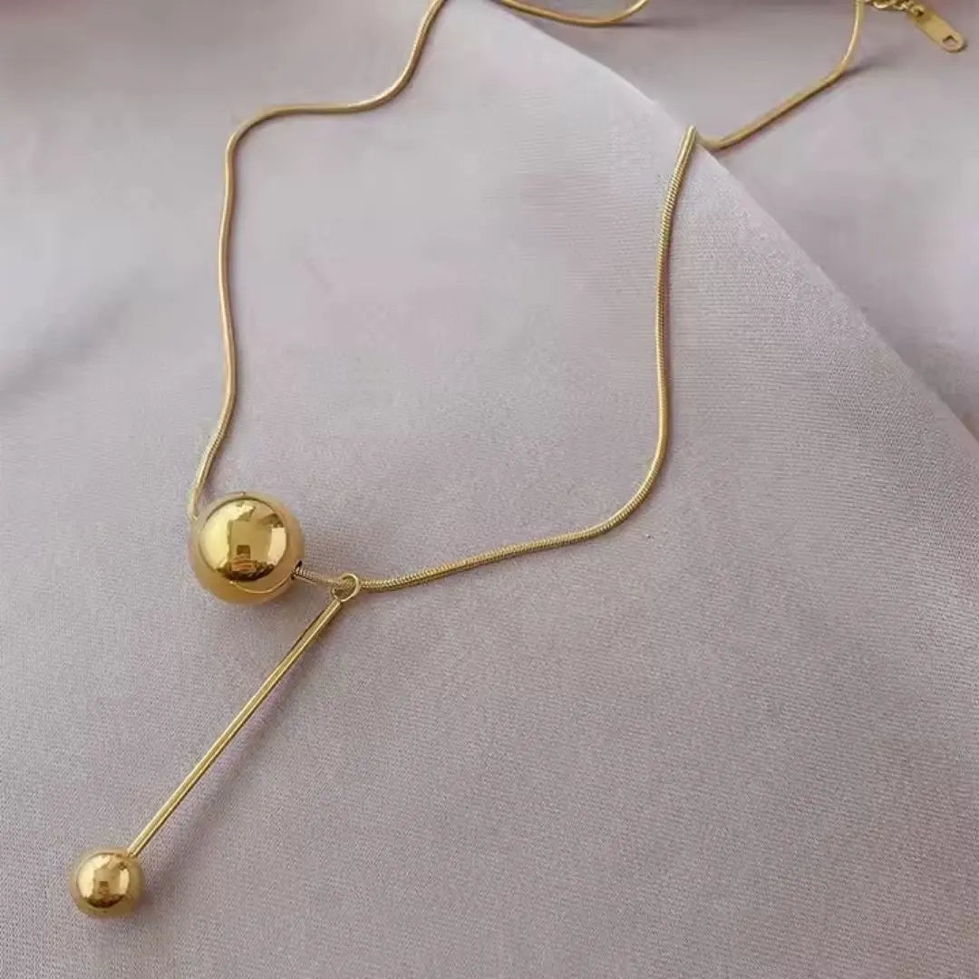 Orb Drop Necklace Wisteria