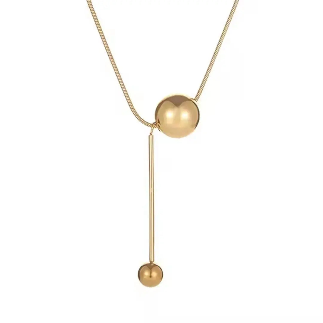 Orb Drop Necklace Wisteria