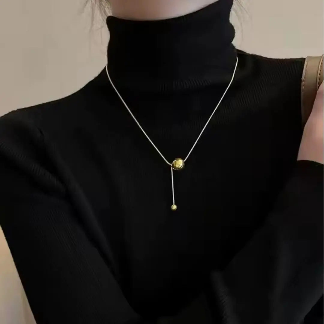Orb Drop Necklace Wisteria