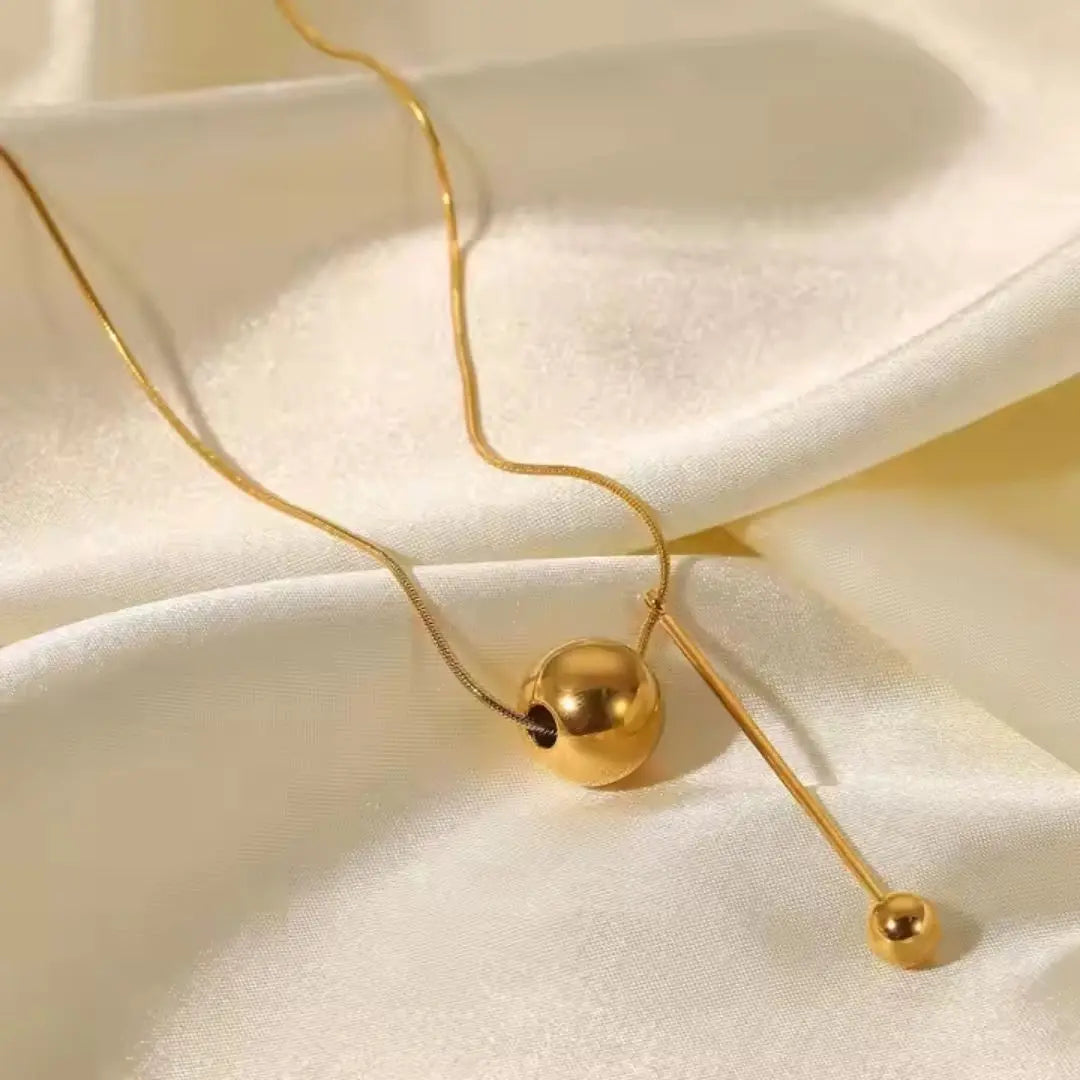 Orb Drop Necklace Wisteria