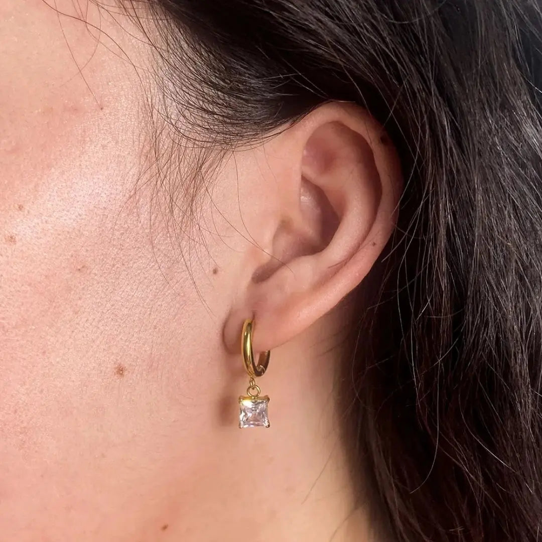 Princess Drop Earrings Wisteria