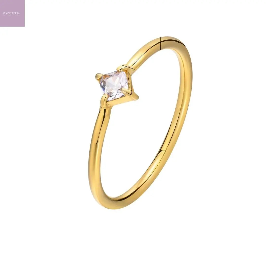 Prism Solitaire Ring Wisteria