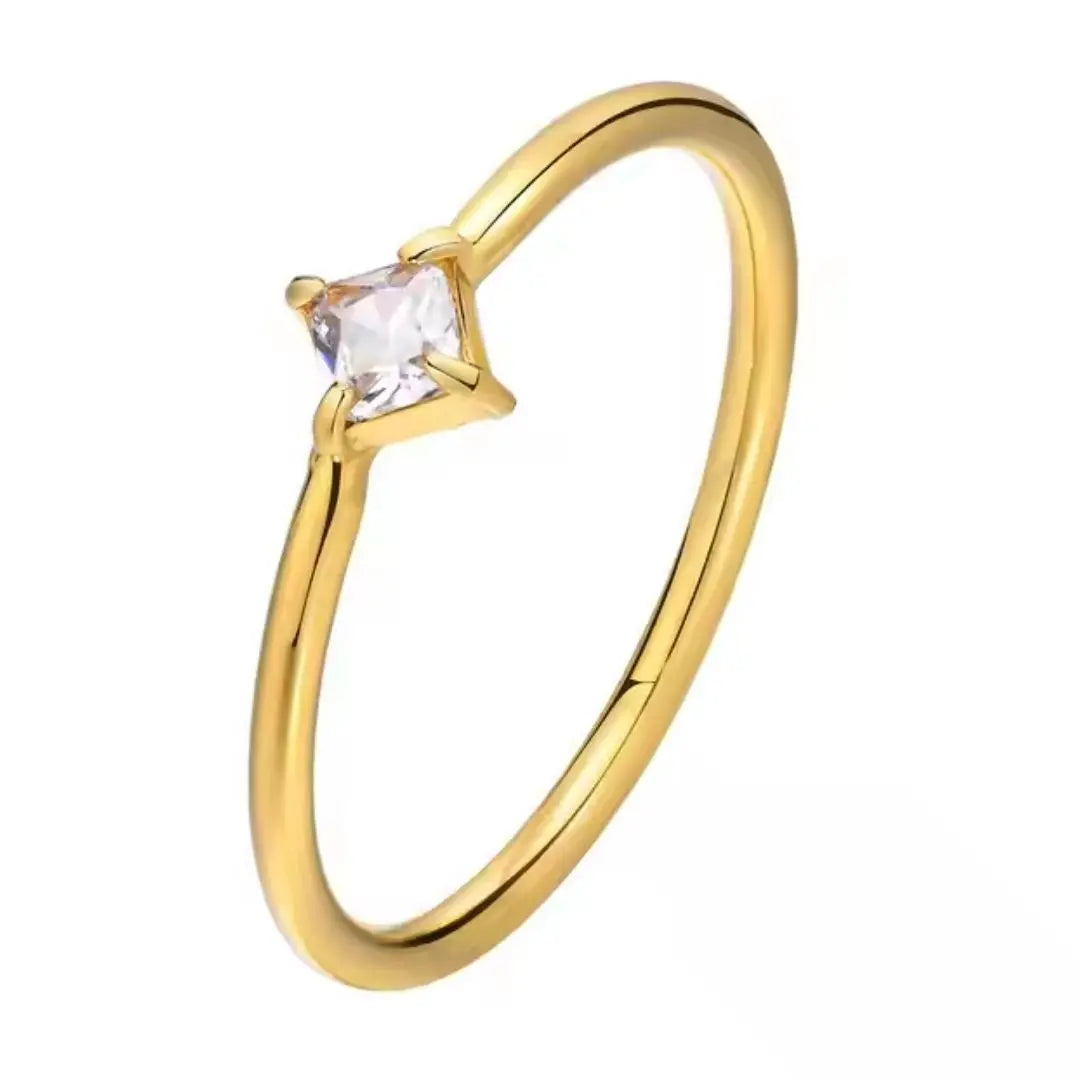 Prism Solitaire Ring Wisteria