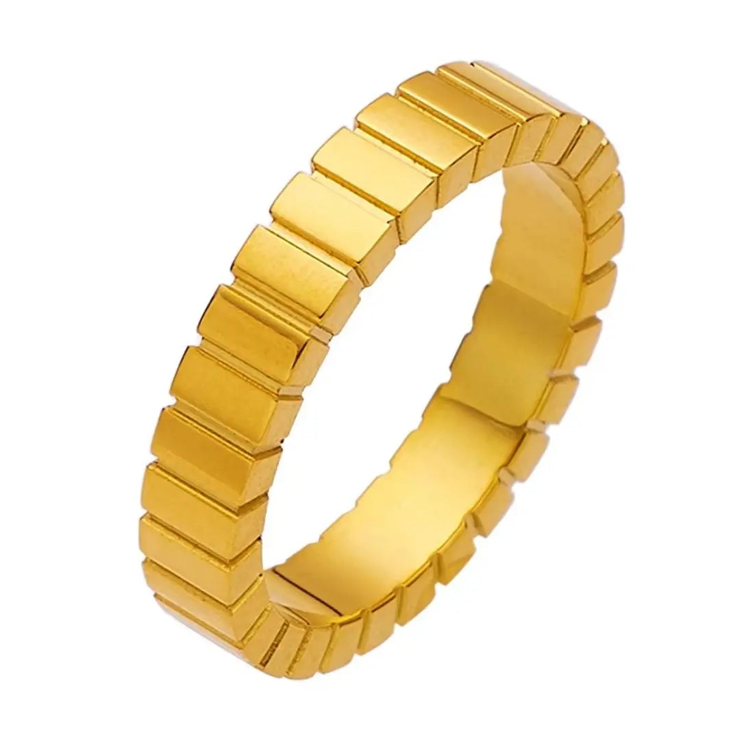 Ridge Band Ring Wisteria