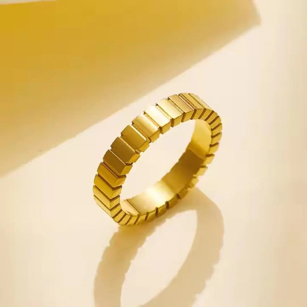 Ridge Band Ring Wisteria