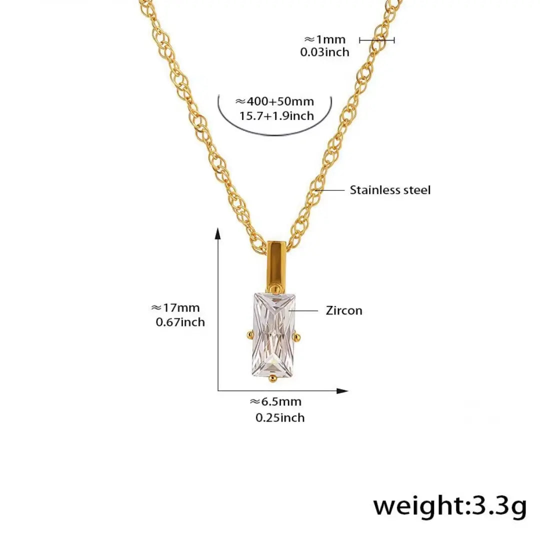 Soleil Spark Pendant Necklace Wisteria