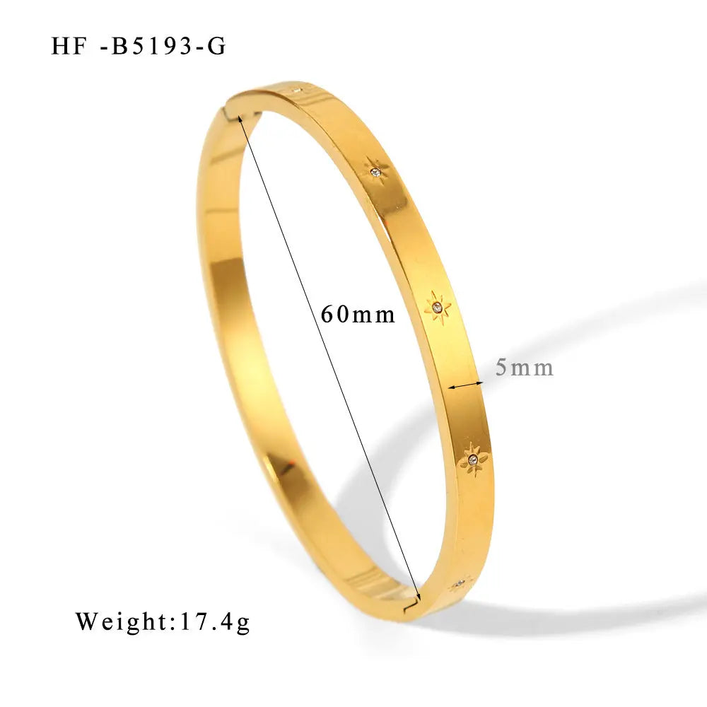 Stellar Beam Bangle Wisteria