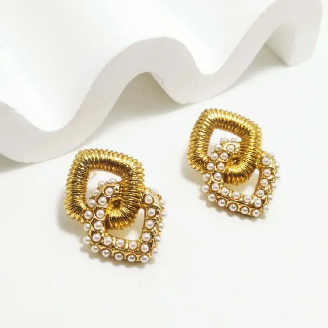 Vogue Halo Statement Earrings Wisteria
