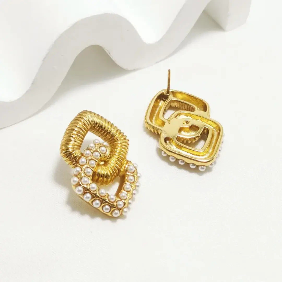 Vogue Halo Statement Earrings Wisteria