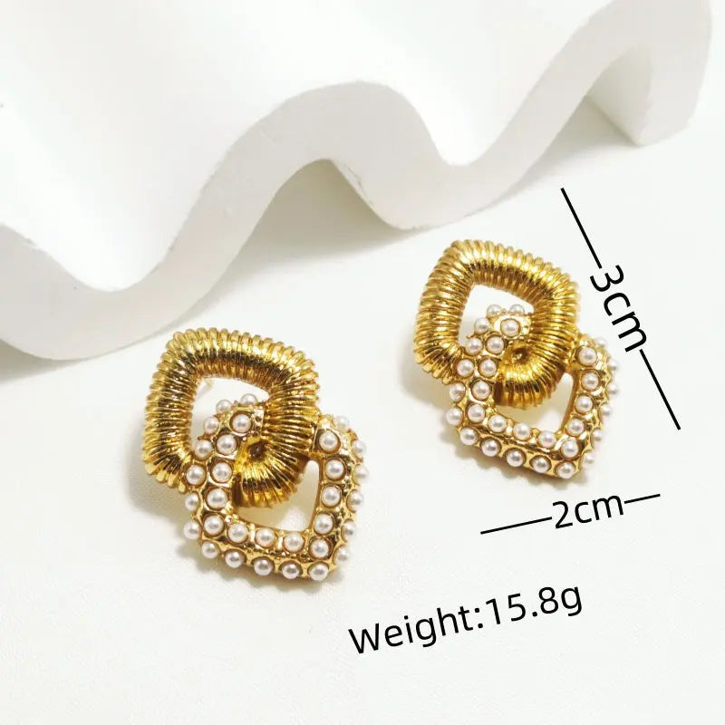 Vogue Halo Statement Earrings Wisteria