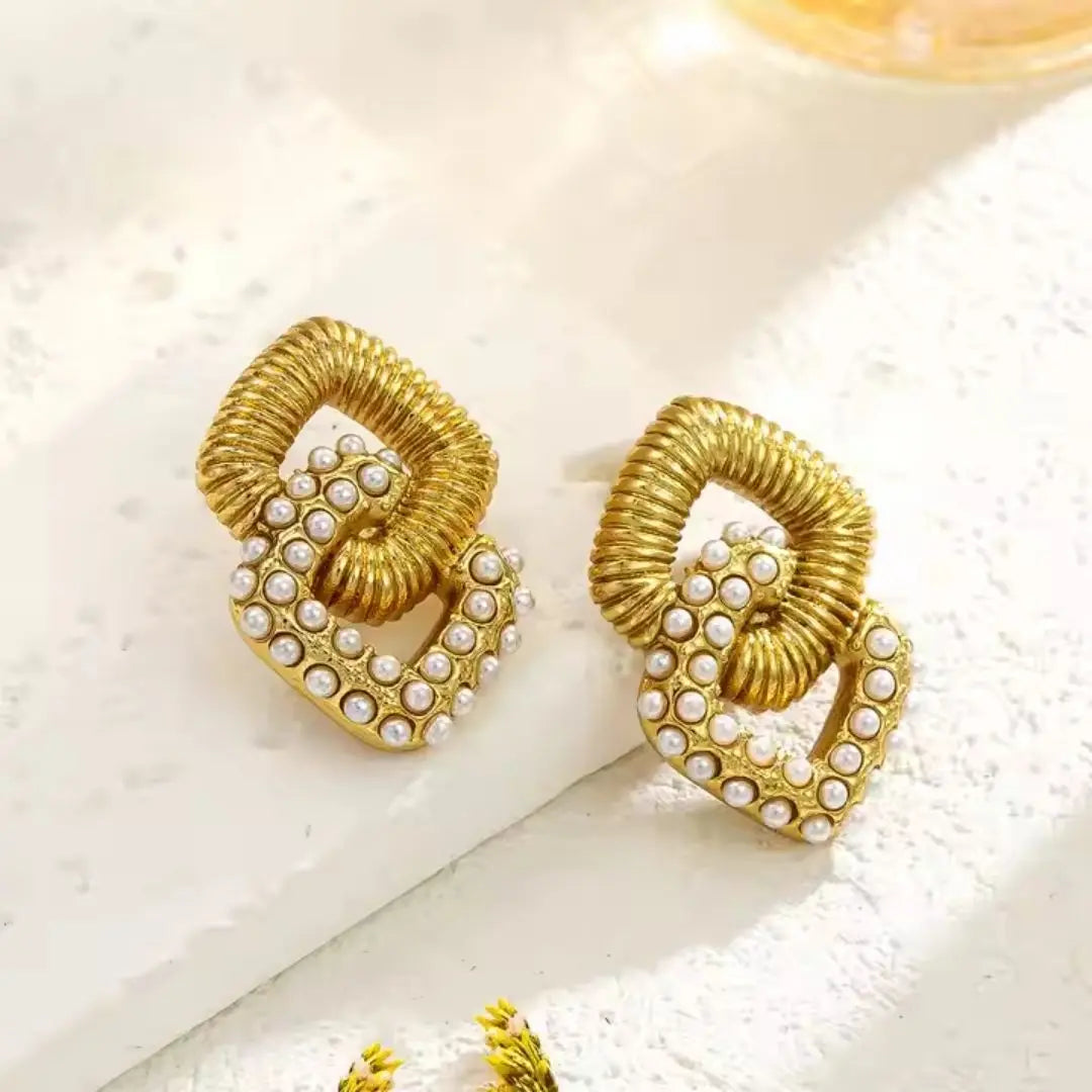 Vogue Halo Statement Earrings Wisteria