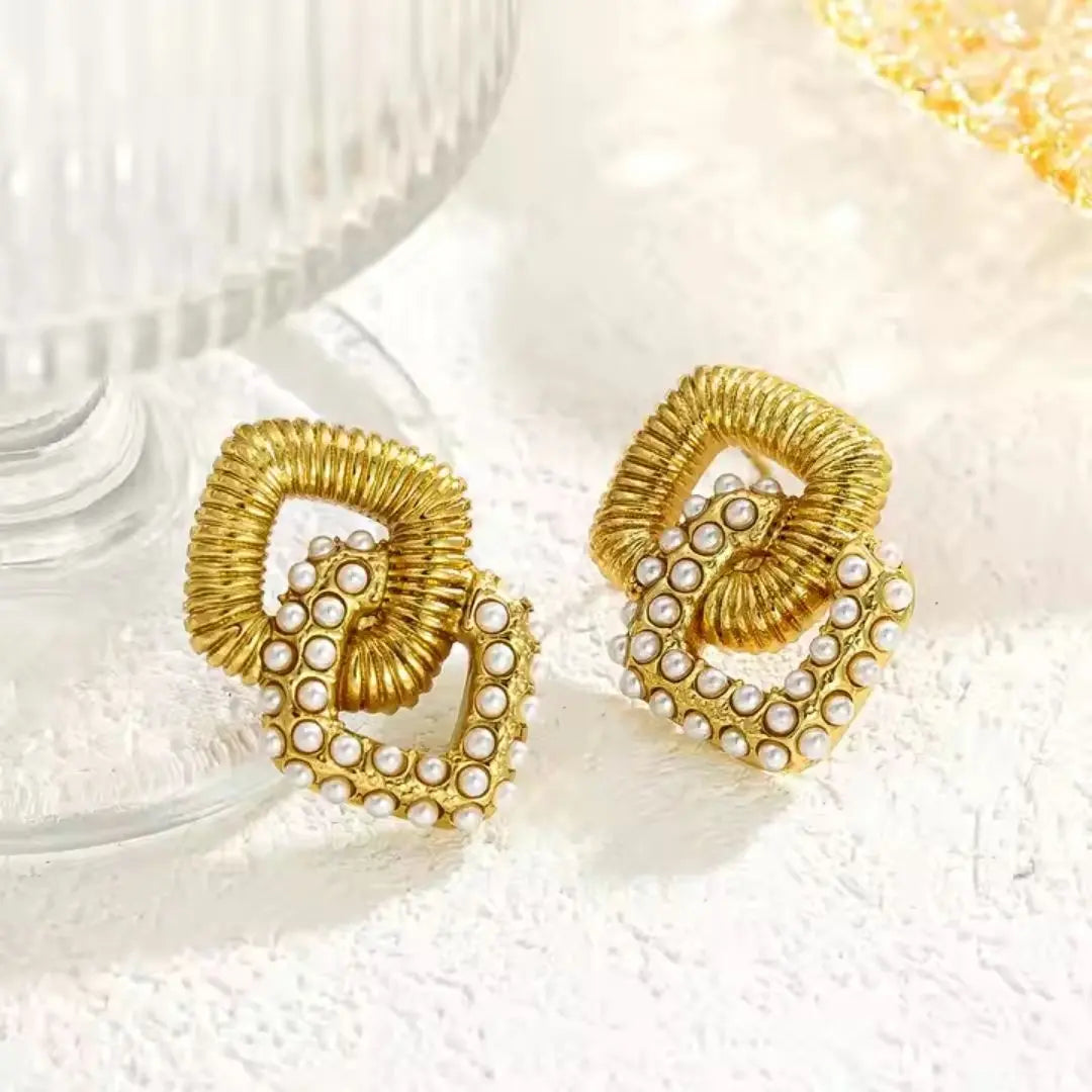 Vogue Halo Statement Earrings Wisteria