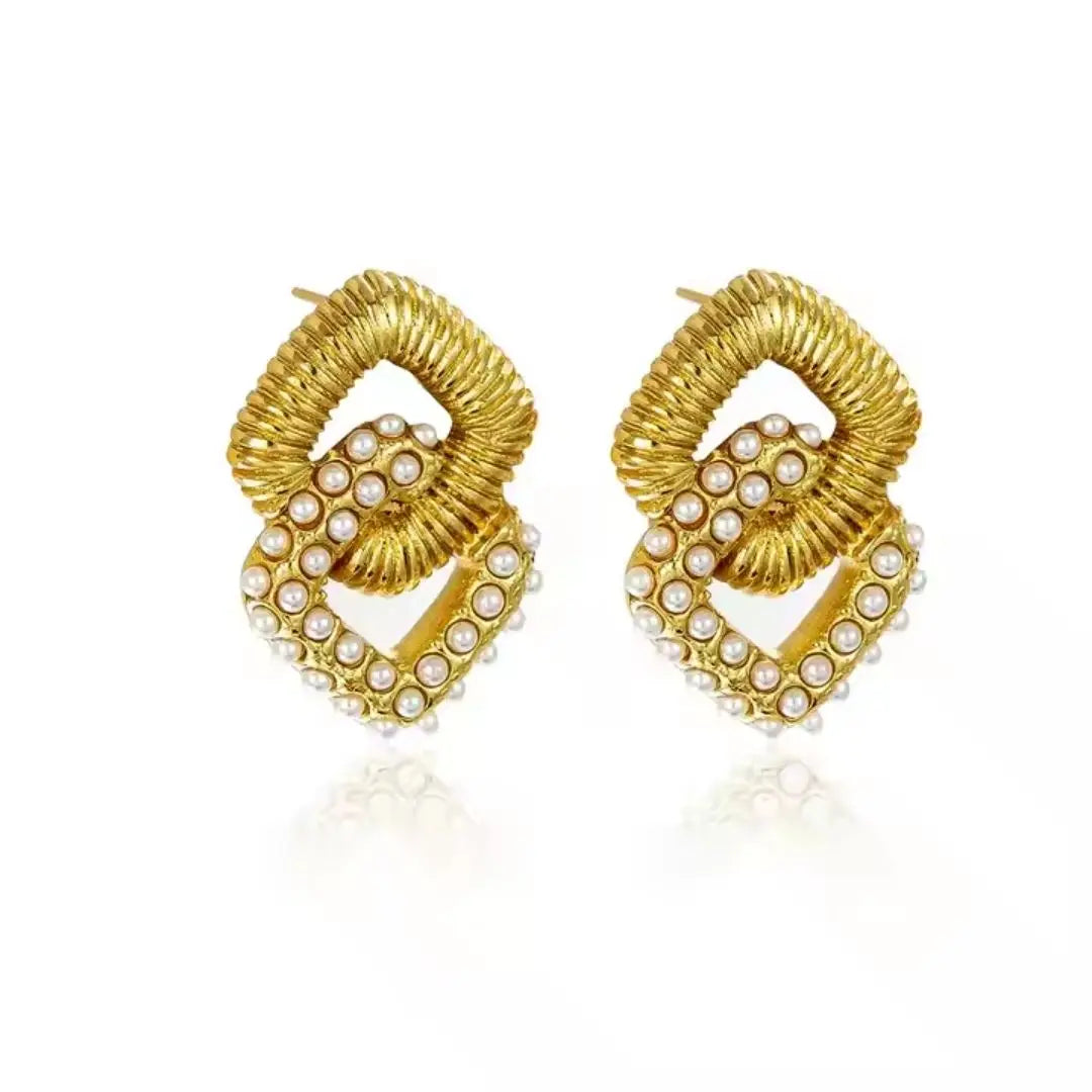 Vogue Halo Statement Earrings Wisteria
