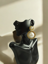 Exquisite Round Vintage Pearl Earrings