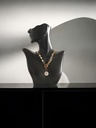 Elegant Pearl Necklace with Fashion Chain Pendant