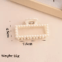 Premium Korean Rectangle Claw Clip