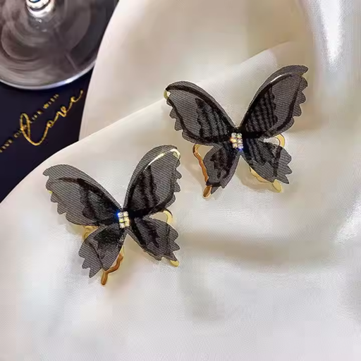 Mesh Butterfly Earrings